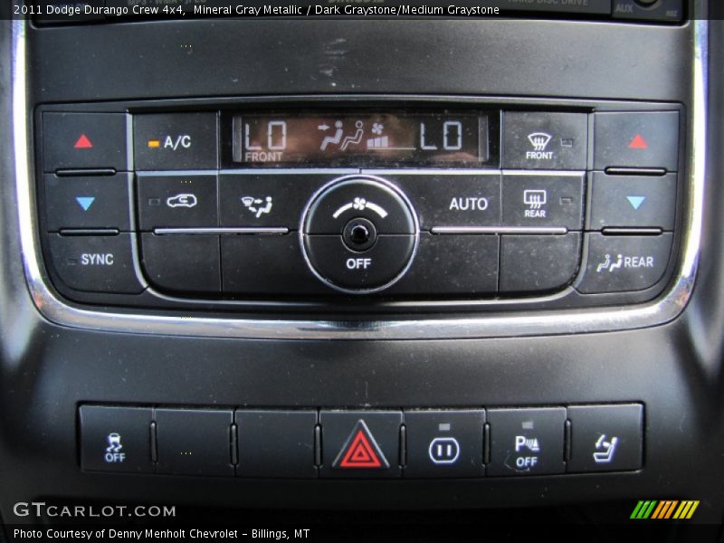 Mineral Gray Metallic / Dark Graystone/Medium Graystone 2011 Dodge Durango Crew 4x4