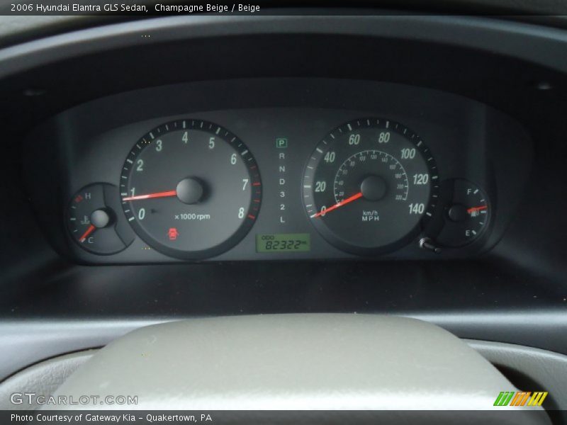 Champagne Beige / Beige 2006 Hyundai Elantra GLS Sedan