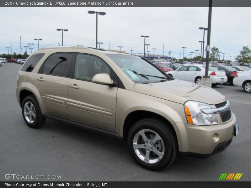 Sandstone Metallic / Light Cashmere 2007 Chevrolet Equinox LT AWD