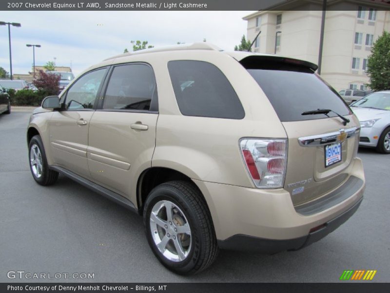 Sandstone Metallic / Light Cashmere 2007 Chevrolet Equinox LT AWD