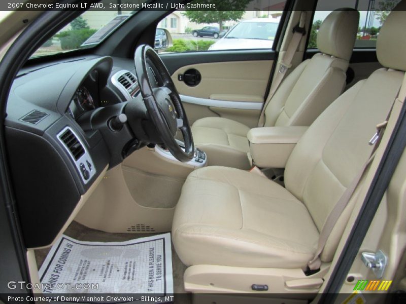 Sandstone Metallic / Light Cashmere 2007 Chevrolet Equinox LT AWD