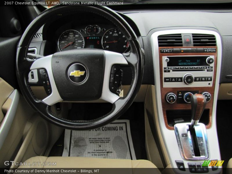 Sandstone Metallic / Light Cashmere 2007 Chevrolet Equinox LT AWD