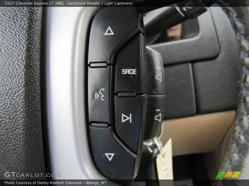 Sandstone Metallic / Light Cashmere 2007 Chevrolet Equinox LT AWD