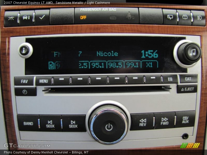 Sandstone Metallic / Light Cashmere 2007 Chevrolet Equinox LT AWD