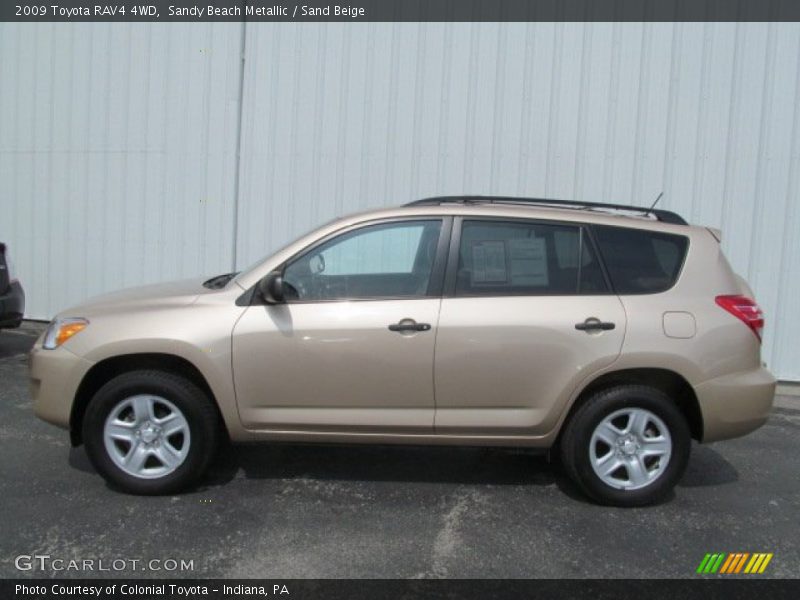 Sandy Beach Metallic / Sand Beige 2009 Toyota RAV4 4WD