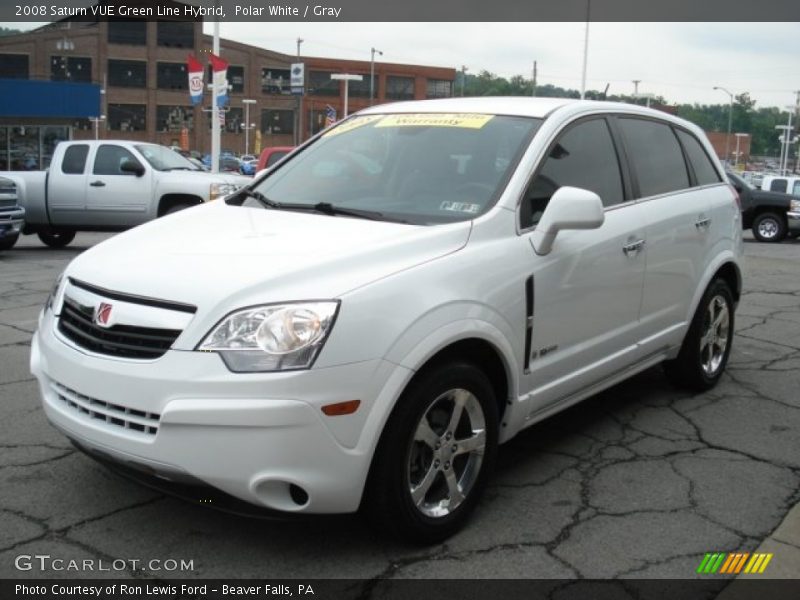 Polar White / Gray 2008 Saturn VUE Green Line Hybrid