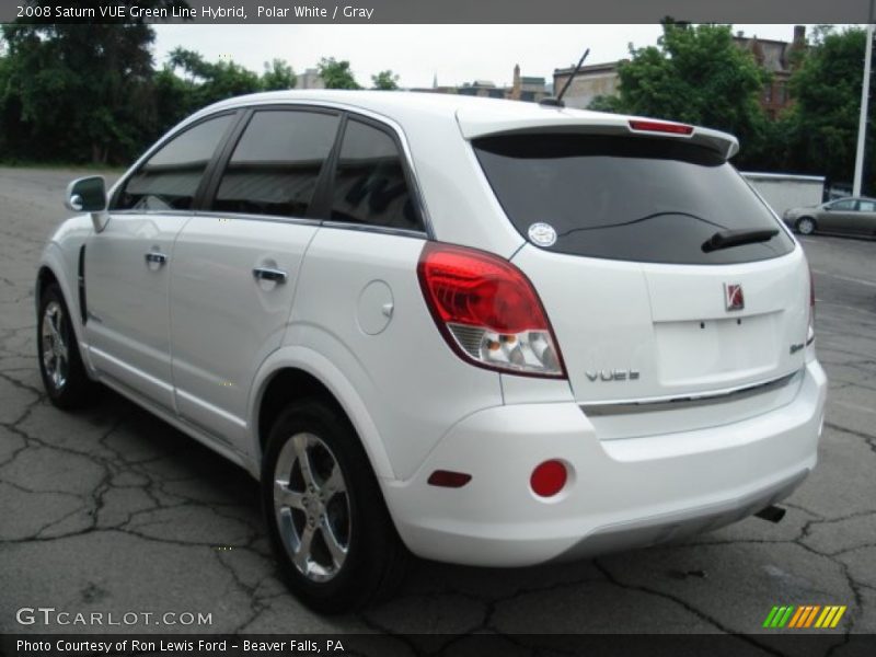 Polar White / Gray 2008 Saturn VUE Green Line Hybrid