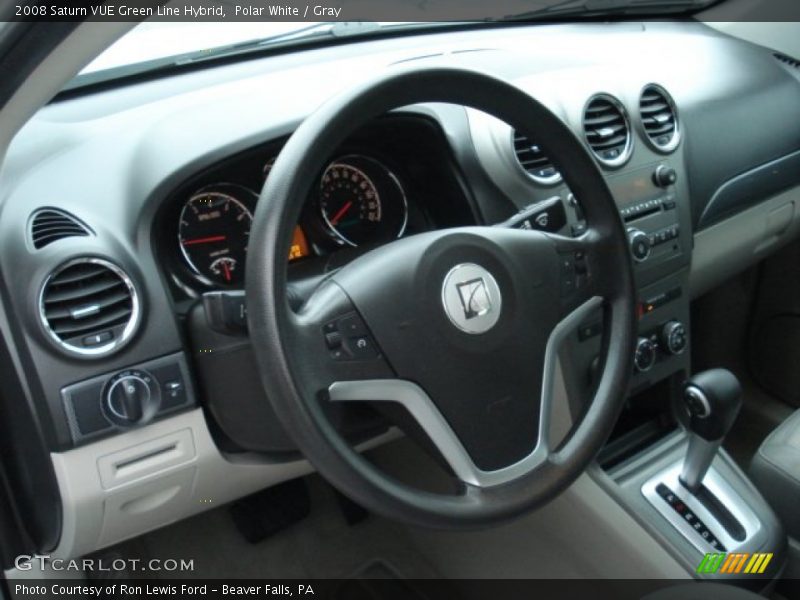 Polar White / Gray 2008 Saturn VUE Green Line Hybrid