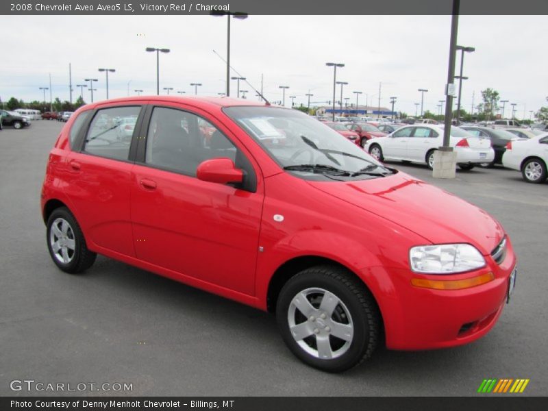Victory Red / Charcoal 2008 Chevrolet Aveo Aveo5 LS