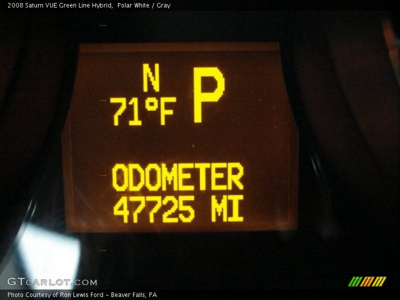 Polar White / Gray 2008 Saturn VUE Green Line Hybrid