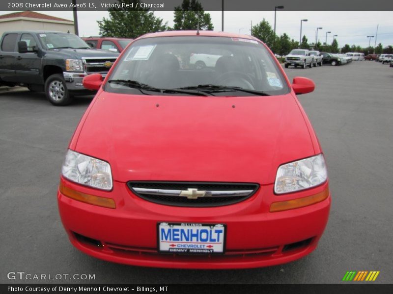 Victory Red / Charcoal 2008 Chevrolet Aveo Aveo5 LS