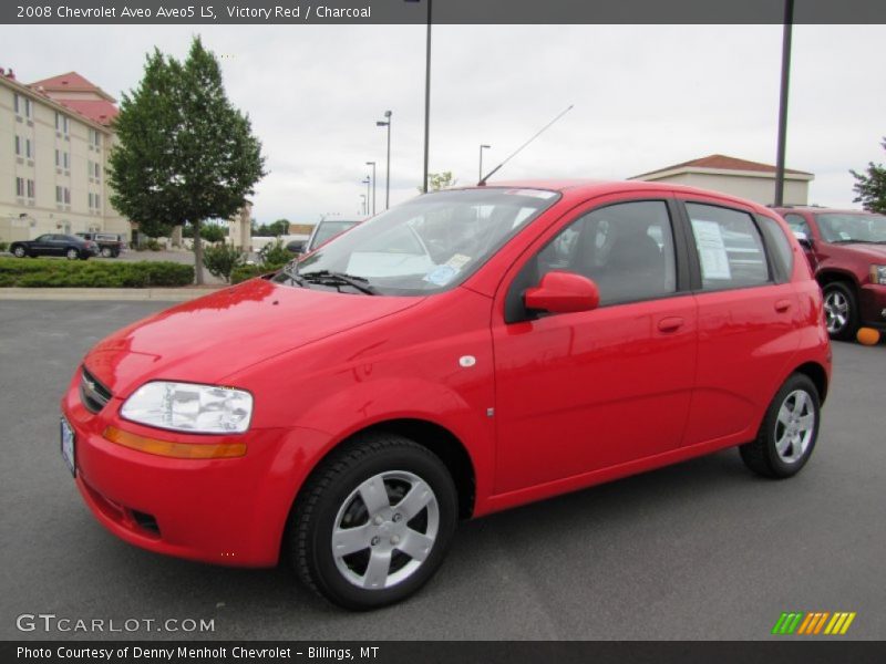 Victory Red / Charcoal 2008 Chevrolet Aveo Aveo5 LS