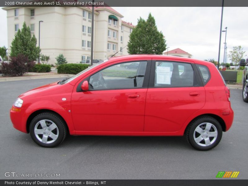 Victory Red / Charcoal 2008 Chevrolet Aveo Aveo5 LS