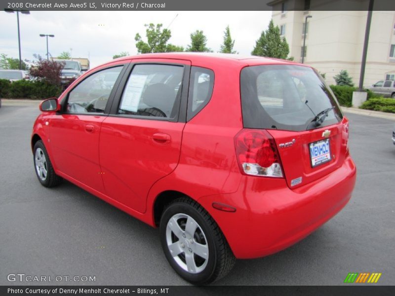 Victory Red / Charcoal 2008 Chevrolet Aveo Aveo5 LS