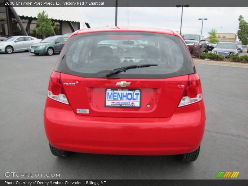 Victory Red / Charcoal 2008 Chevrolet Aveo Aveo5 LS