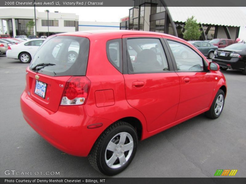 Victory Red / Charcoal 2008 Chevrolet Aveo Aveo5 LS