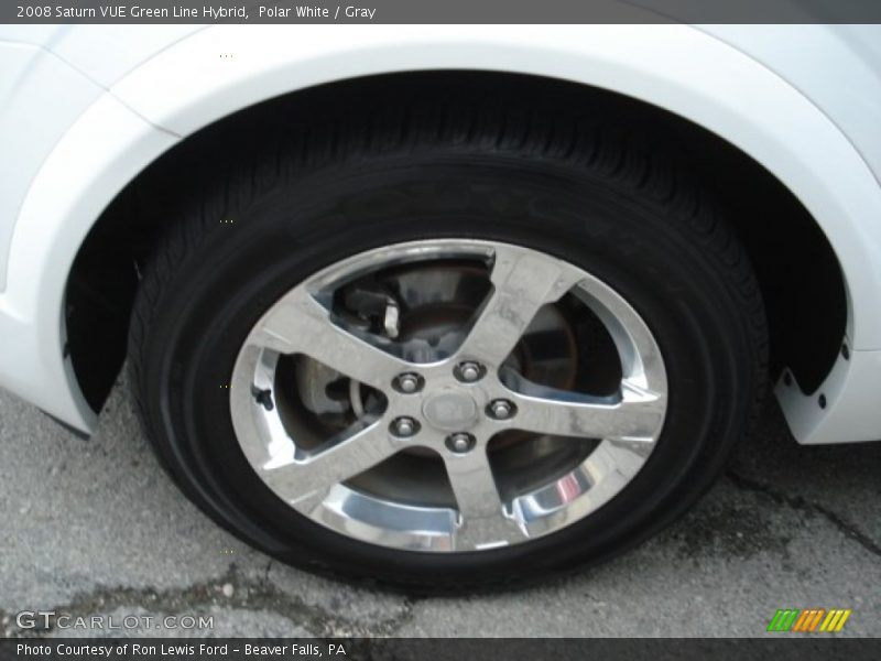 Polar White / Gray 2008 Saturn VUE Green Line Hybrid