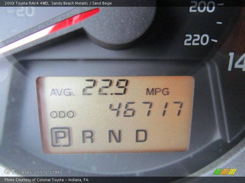 Sandy Beach Metallic / Sand Beige 2009 Toyota RAV4 4WD