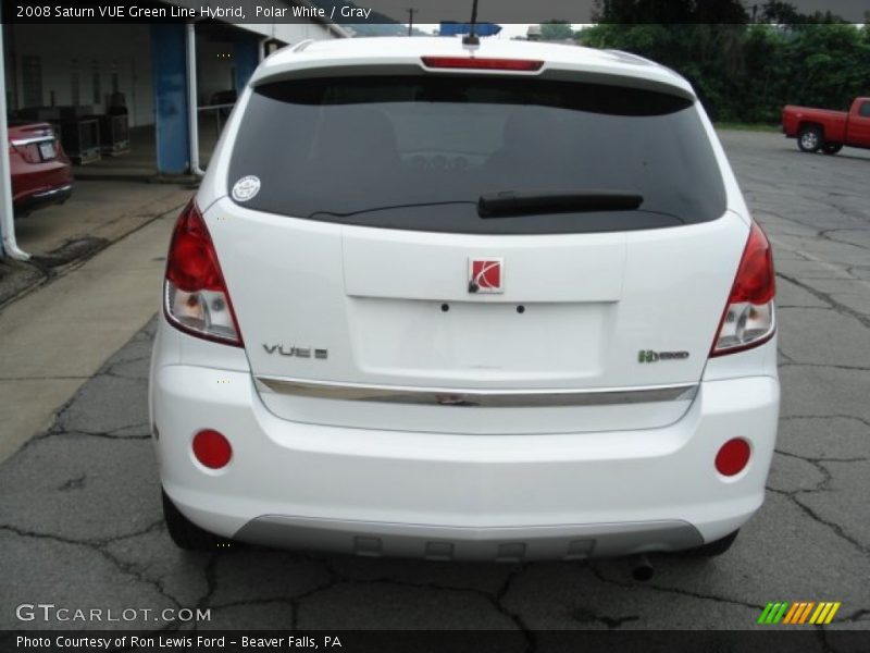 Polar White / Gray 2008 Saturn VUE Green Line Hybrid