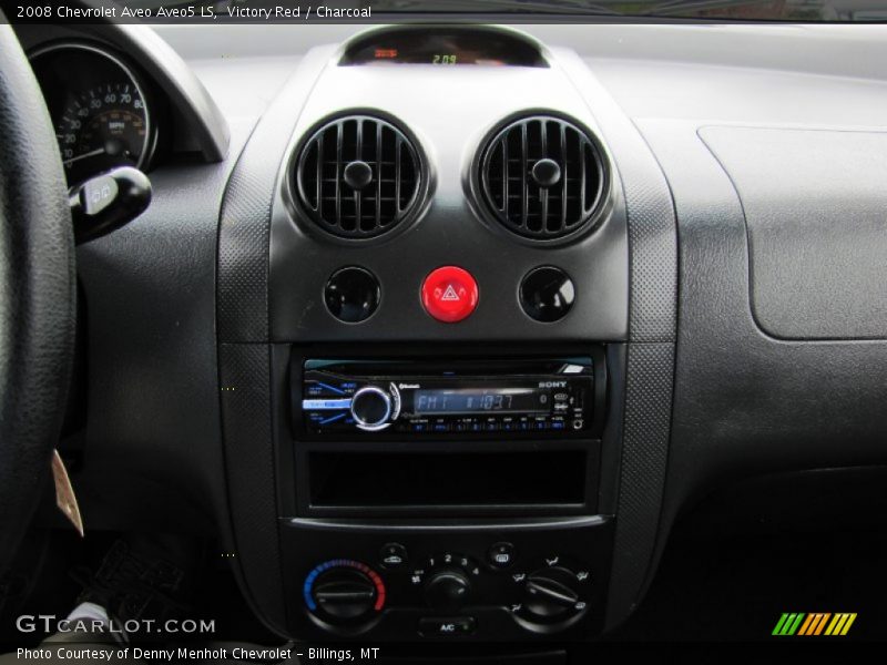 Victory Red / Charcoal 2008 Chevrolet Aveo Aveo5 LS