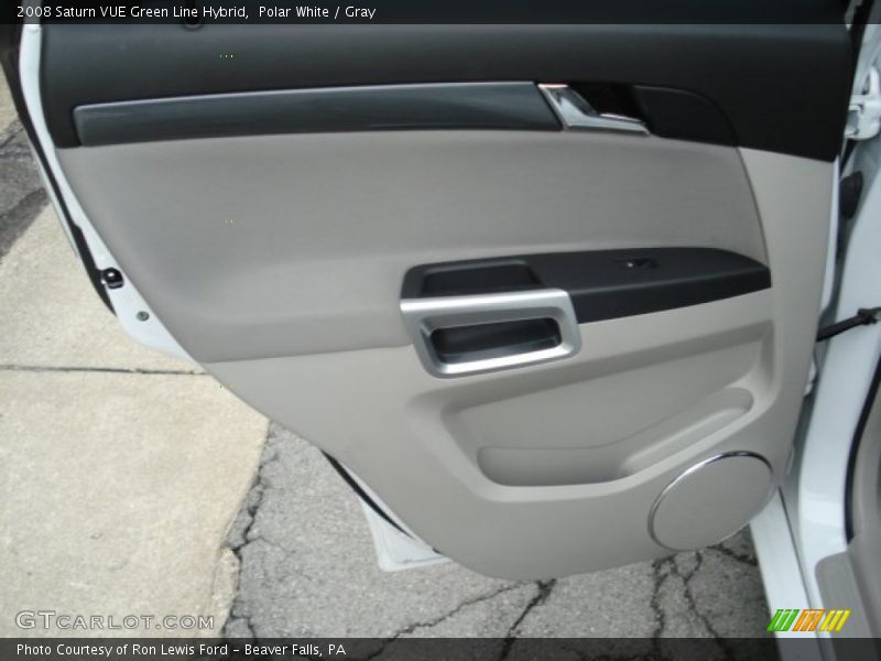 Polar White / Gray 2008 Saturn VUE Green Line Hybrid
