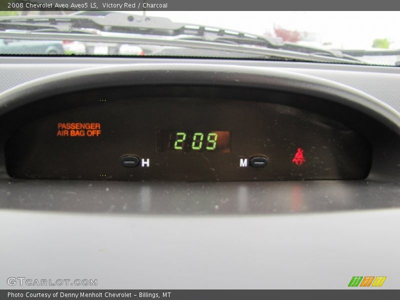 Victory Red / Charcoal 2008 Chevrolet Aveo Aveo5 LS