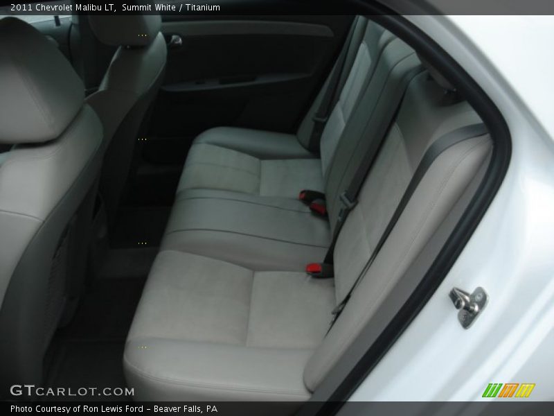 Summit White / Titanium 2011 Chevrolet Malibu LT