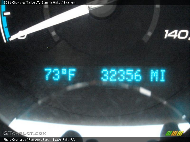 Summit White / Titanium 2011 Chevrolet Malibu LT