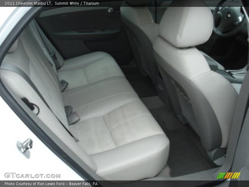 Summit White / Titanium 2011 Chevrolet Malibu LT
