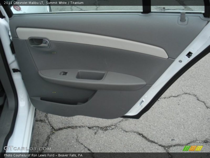 Summit White / Titanium 2011 Chevrolet Malibu LT