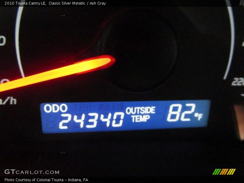 Classic Silver Metallic / Ash Gray 2010 Toyota Camry LE