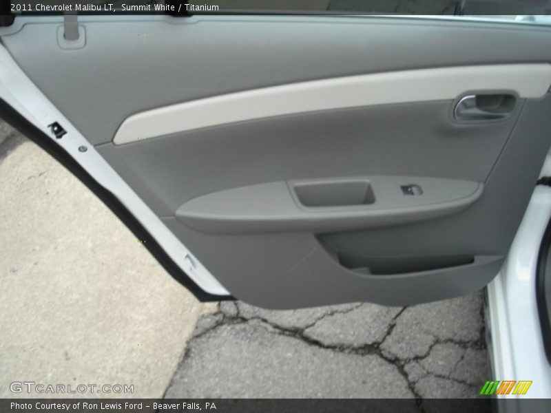 Summit White / Titanium 2011 Chevrolet Malibu LT