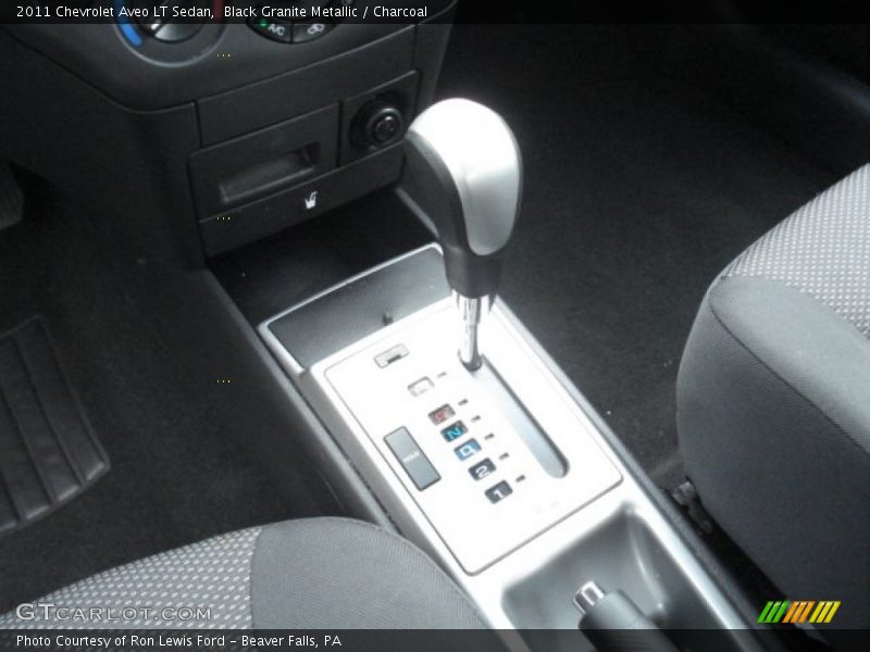 Black Granite Metallic / Charcoal 2011 Chevrolet Aveo LT Sedan