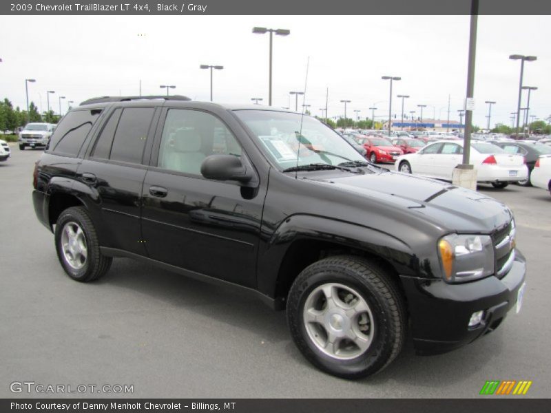 Black / Gray 2009 Chevrolet TrailBlazer LT 4x4