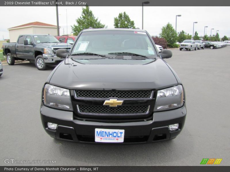Black / Gray 2009 Chevrolet TrailBlazer LT 4x4
