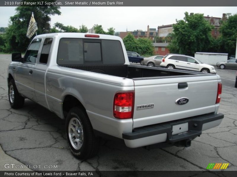 Silver Metallic / Medium Dark Flint 2010 Ford Ranger XLT SuperCab