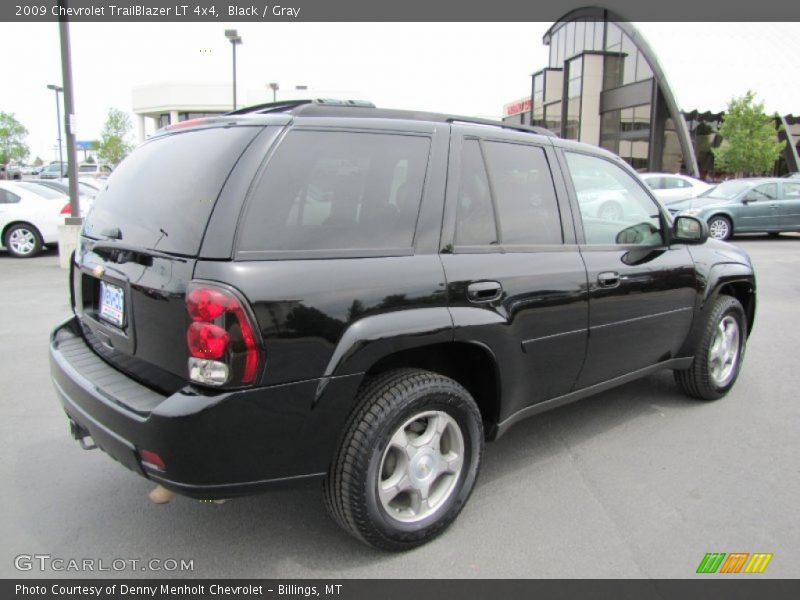 Black / Gray 2009 Chevrolet TrailBlazer LT 4x4