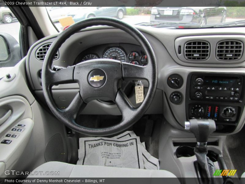 Black / Gray 2009 Chevrolet TrailBlazer LT 4x4