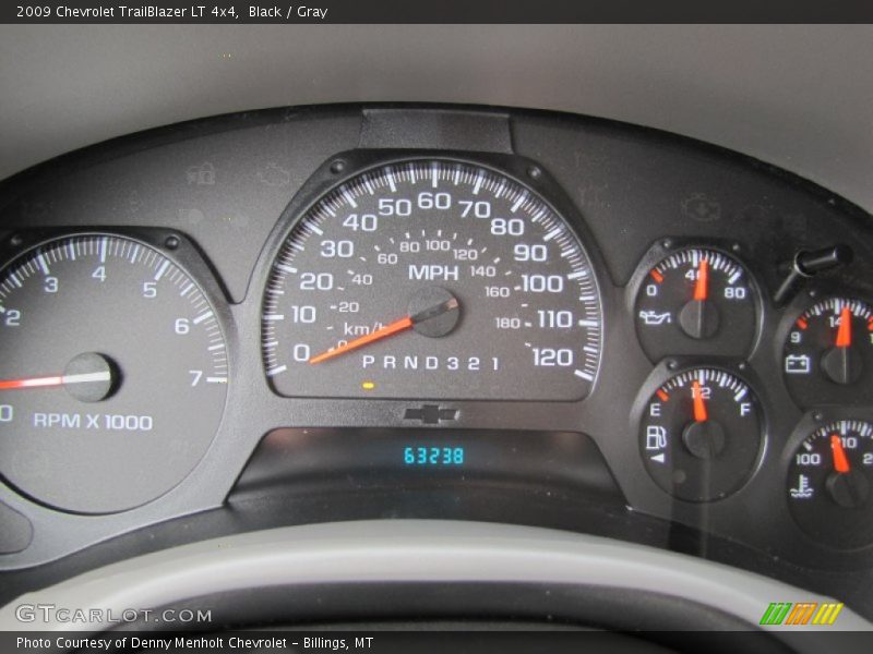 Black / Gray 2009 Chevrolet TrailBlazer LT 4x4