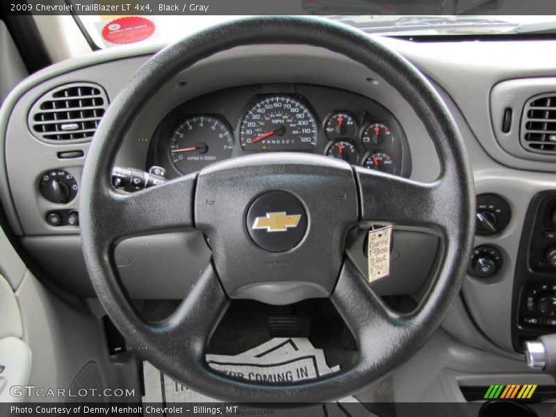 Black / Gray 2009 Chevrolet TrailBlazer LT 4x4