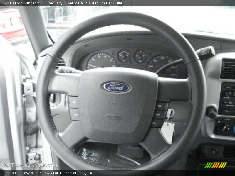 Silver Metallic / Medium Dark Flint 2010 Ford Ranger XLT SuperCab