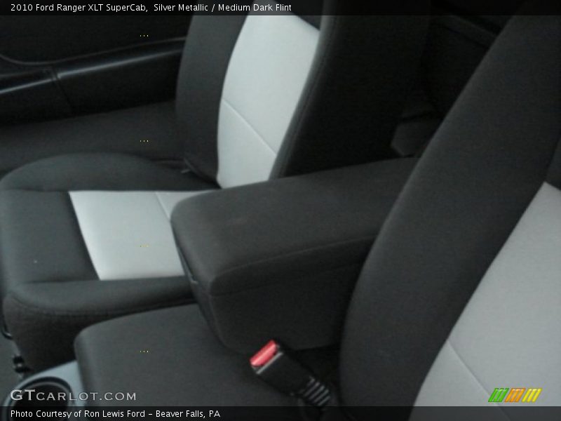 Silver Metallic / Medium Dark Flint 2010 Ford Ranger XLT SuperCab