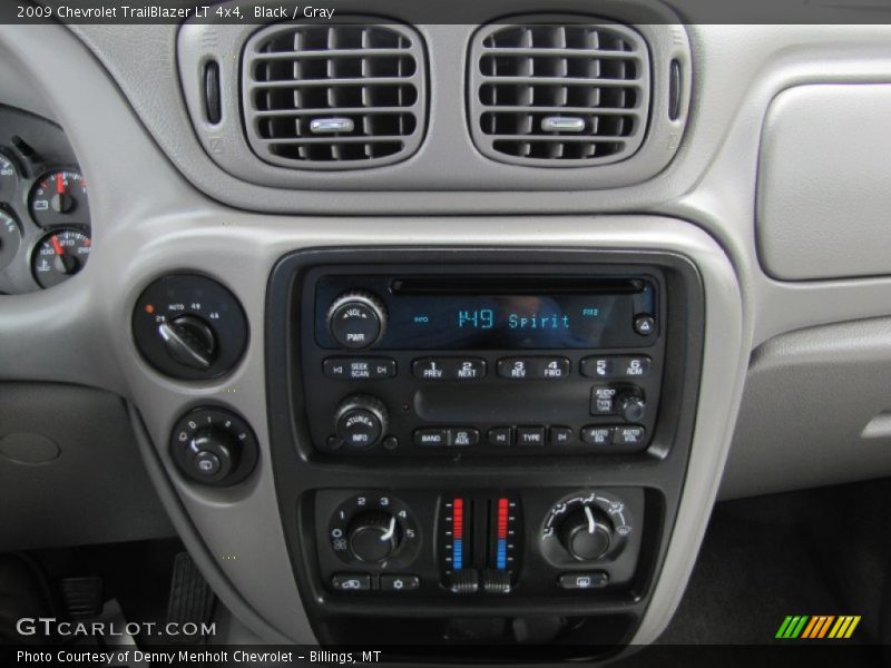 Black / Gray 2009 Chevrolet TrailBlazer LT 4x4