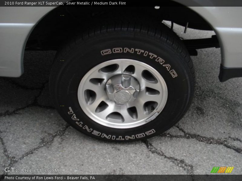 Silver Metallic / Medium Dark Flint 2010 Ford Ranger XLT SuperCab