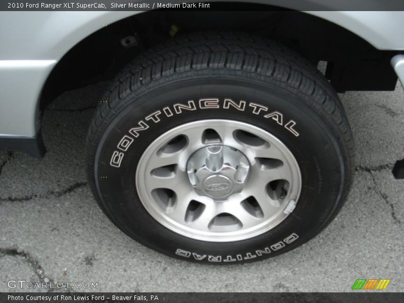 Silver Metallic / Medium Dark Flint 2010 Ford Ranger XLT SuperCab