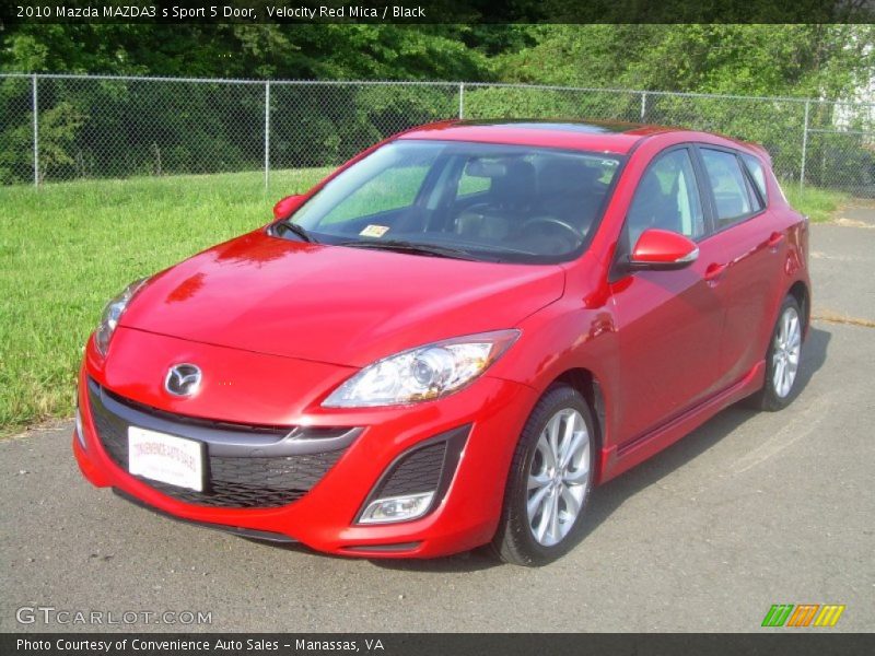 Velocity Red Mica / Black 2010 Mazda MAZDA3 s Sport 5 Door