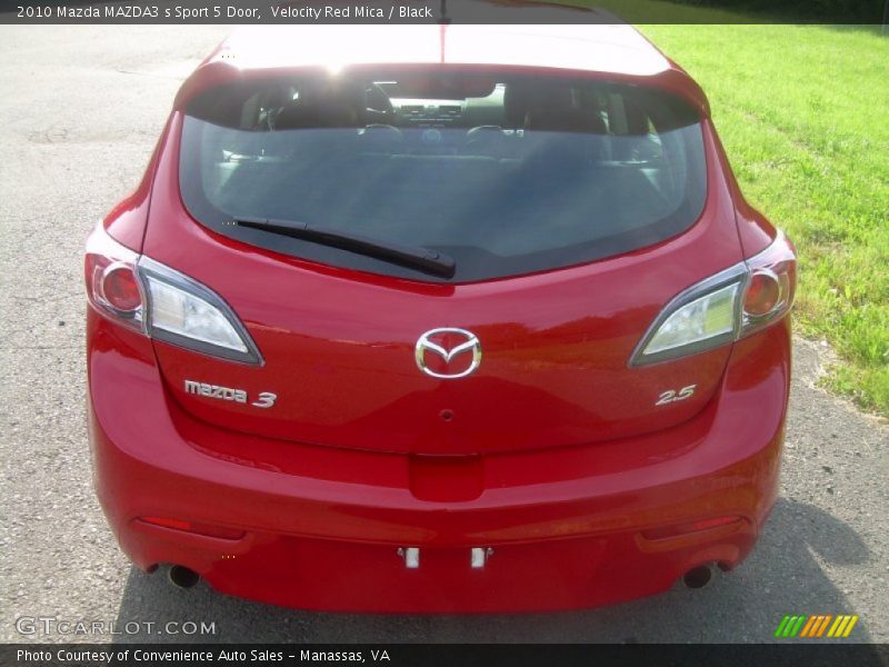 Velocity Red Mica / Black 2010 Mazda MAZDA3 s Sport 5 Door