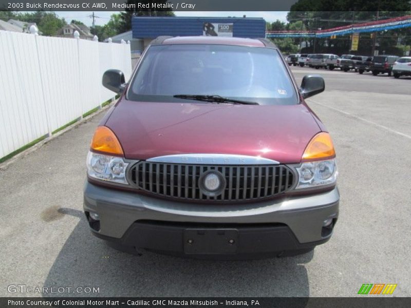 Medium Red Metallic / Gray 2003 Buick Rendezvous CX AWD