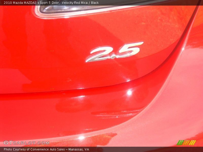 Velocity Red Mica / Black 2010 Mazda MAZDA3 s Sport 5 Door