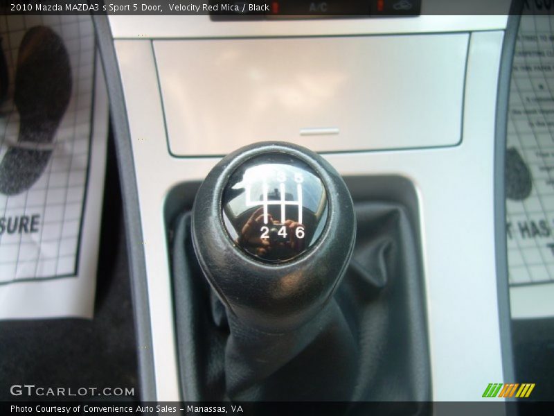 Velocity Red Mica / Black 2010 Mazda MAZDA3 s Sport 5 Door